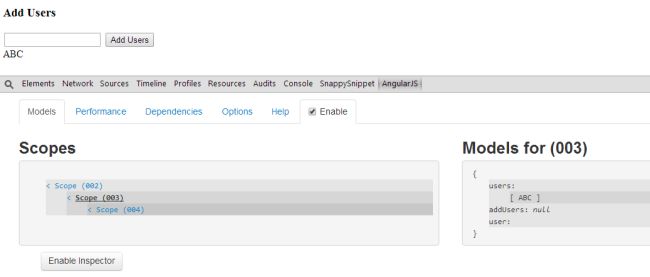 Add Users in Models Tab